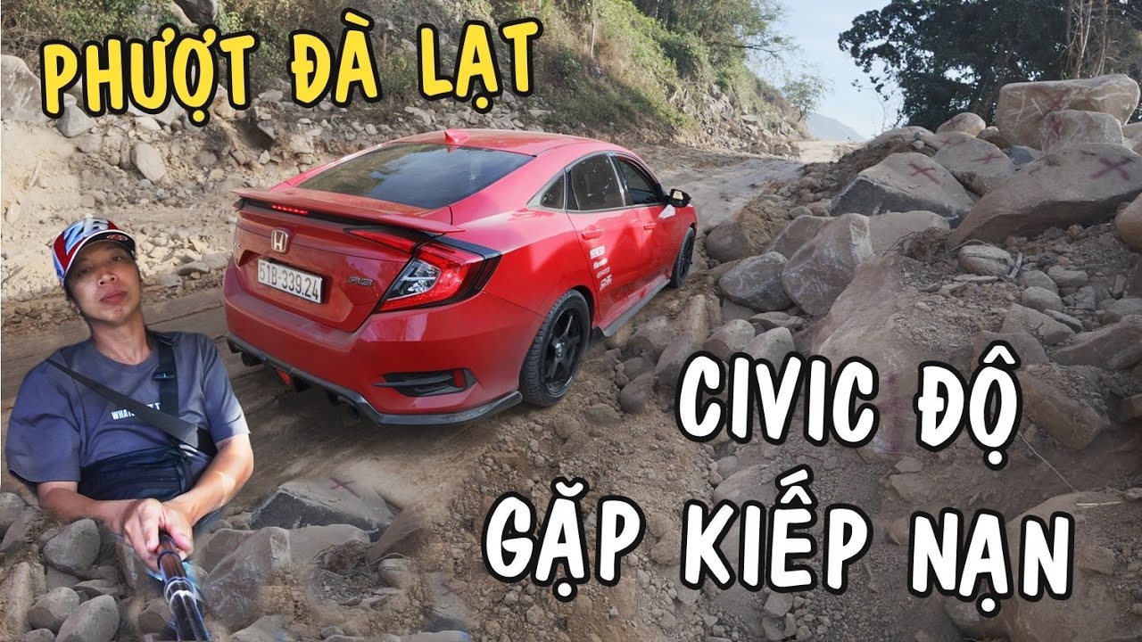 Hành Trình Phượt Đà Lạt cùng Honda Civic gặp kiếp nạn trên Đèo Đại Ninh