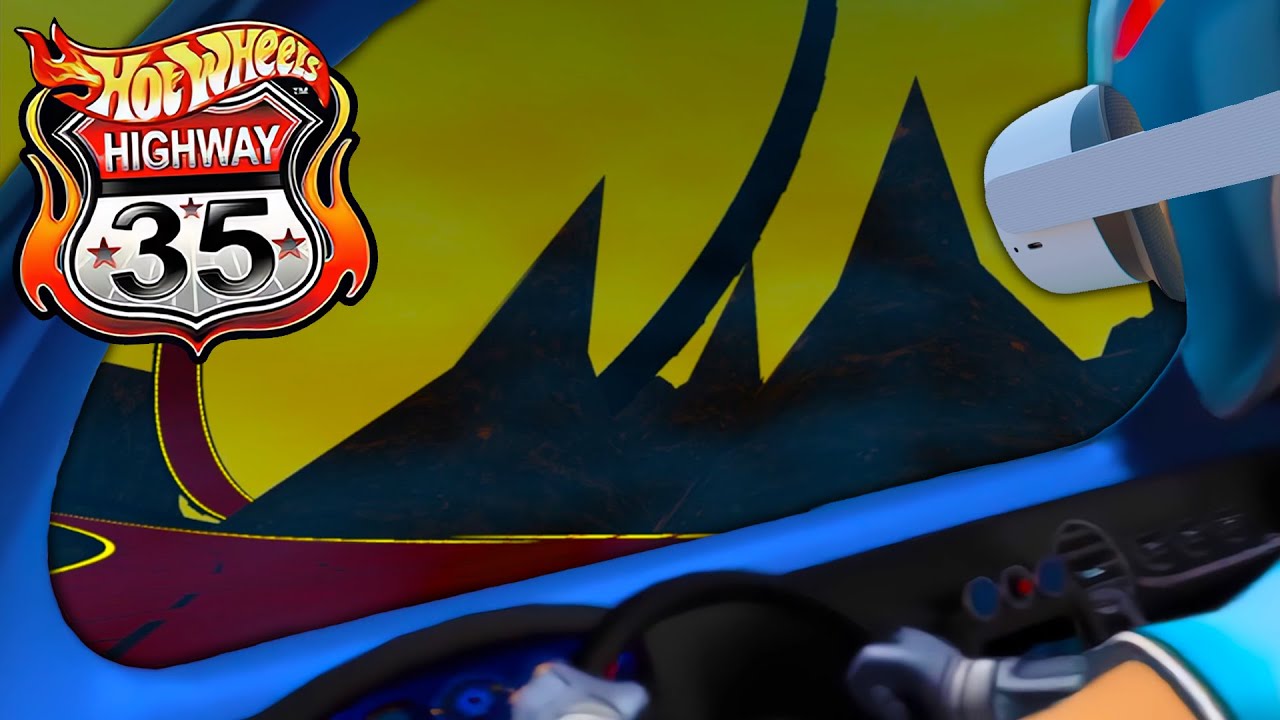 Hot Wheels VR Highway 35 World Race - Leg 1 Ring Of Fire |Distance Gameplay|