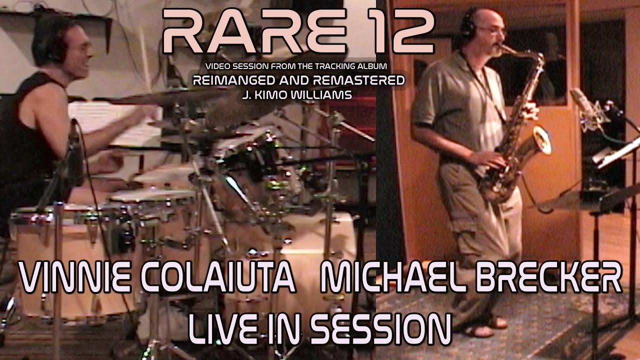 Rare 12-  Vinnie and Brecker In Studio Video) : Bonus: Brecker Alternate Take solo.