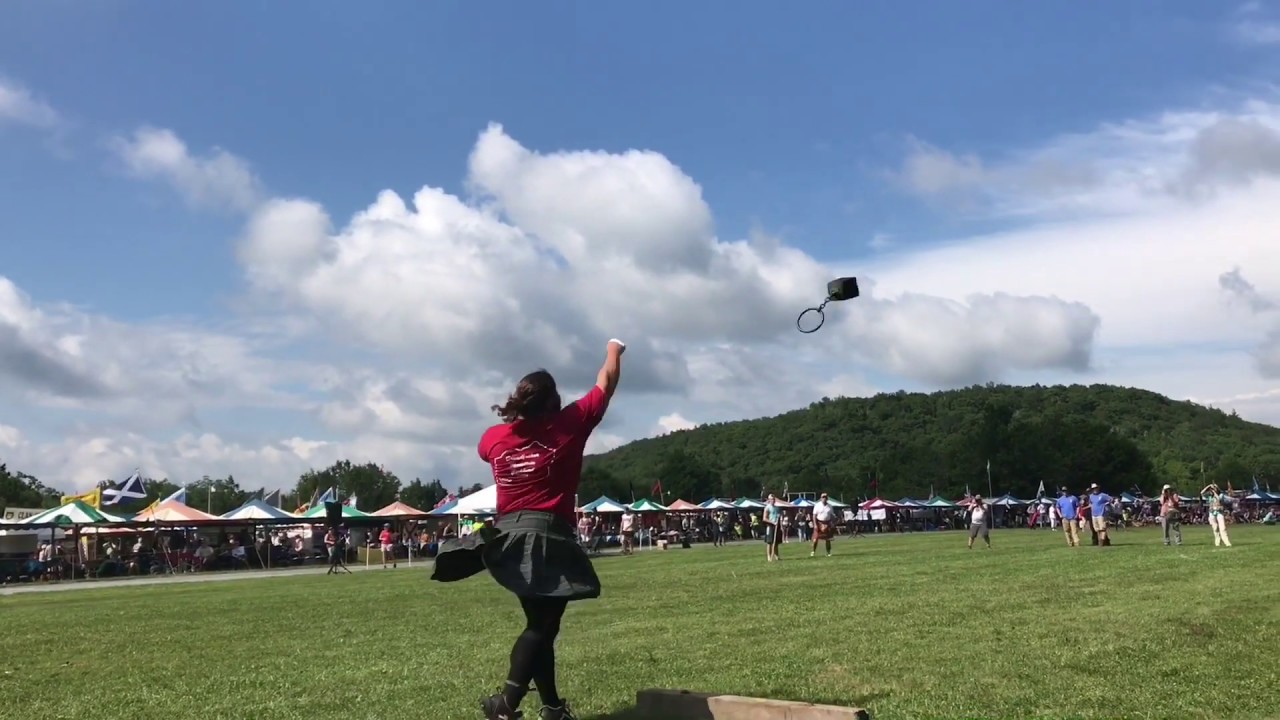 Light Weight for Distance, Professional Division, 2019 Grandfather Mountain Highland Games