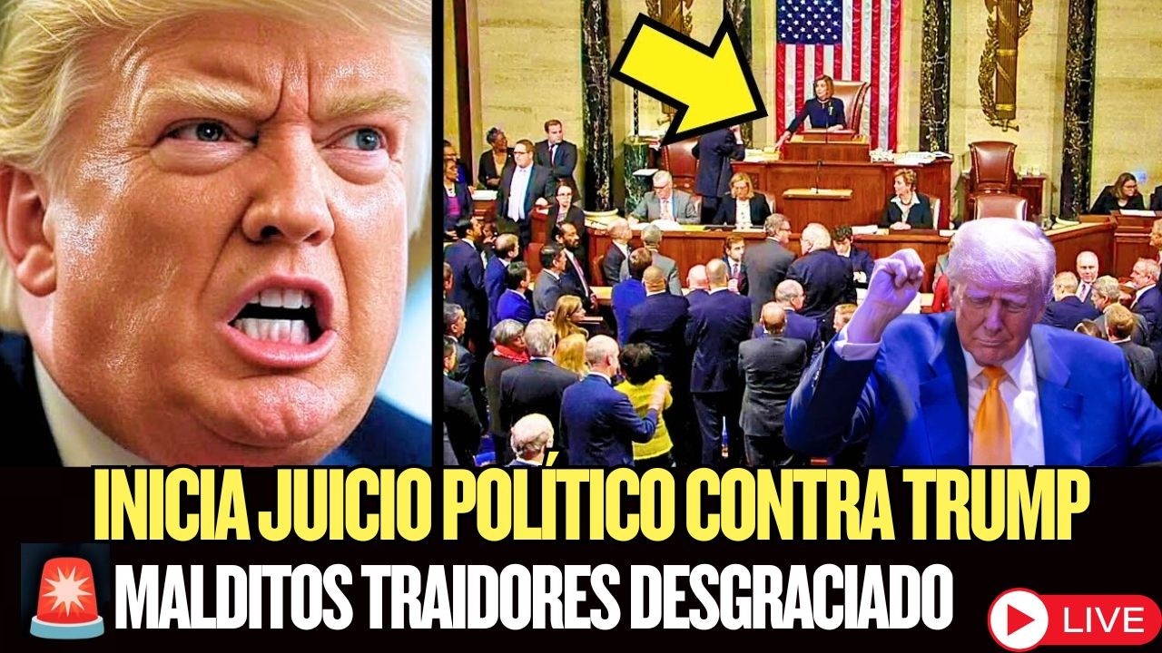 🚨TRUMP SE DESMAYA! INICIA SU JUICIO POLÍTICO PARA SU DESTITUCIÓN