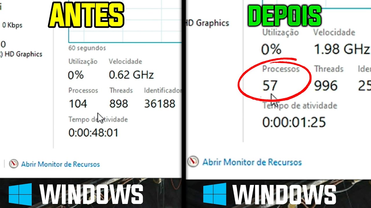 Como DIMINUIR os PROCESSOS do WINDOWS Pelo REGEDIT !