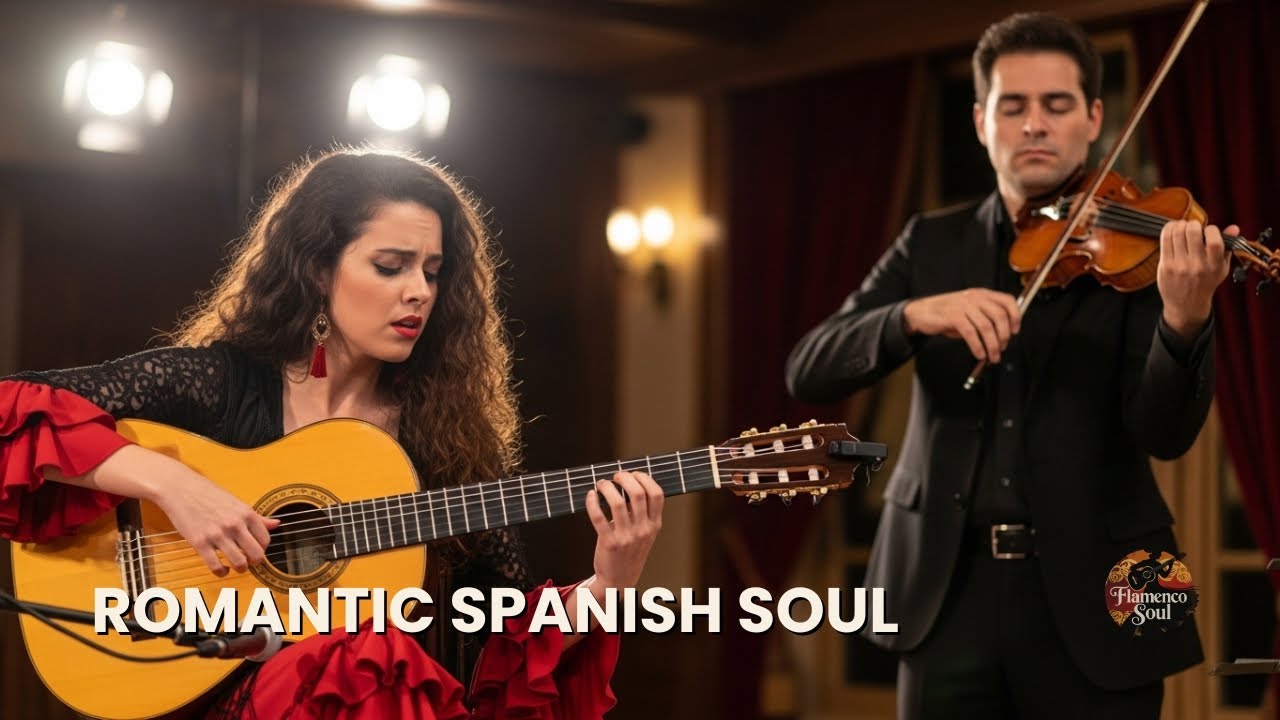 24/7 Violin Flamenco Fusion Live – Warm European Lounge Ambience