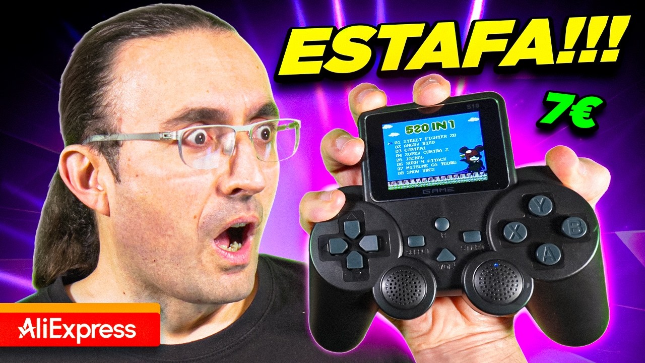 COMPRE una consola por 7 EUROS en ALIEXPRESS y recib&iacute; ESTO