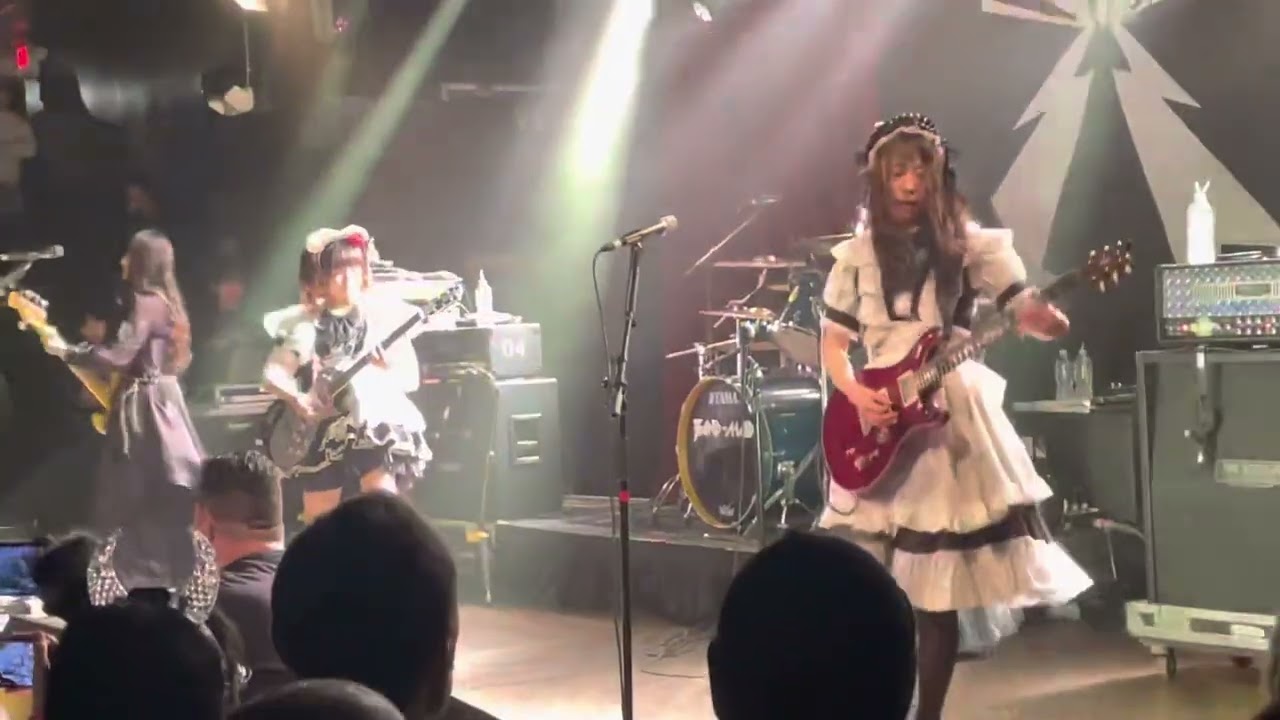 Band-maid from now on live in Boston Kanami on fire 🔥