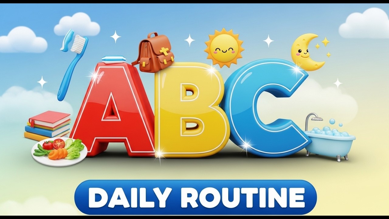 ABC with Daily Routine | Learn Alphabet with Everyday Activities | ABC Edu Spark