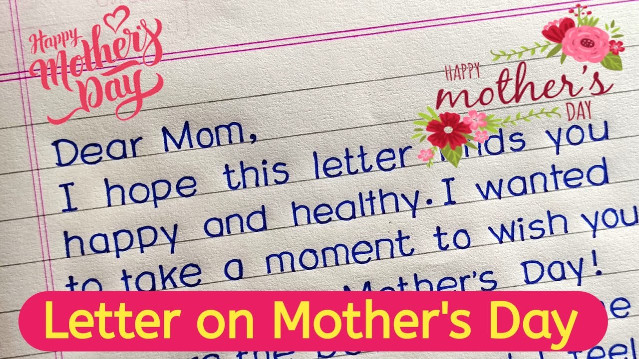 Mother's Day || Letter to Mother || Informal Letter ||