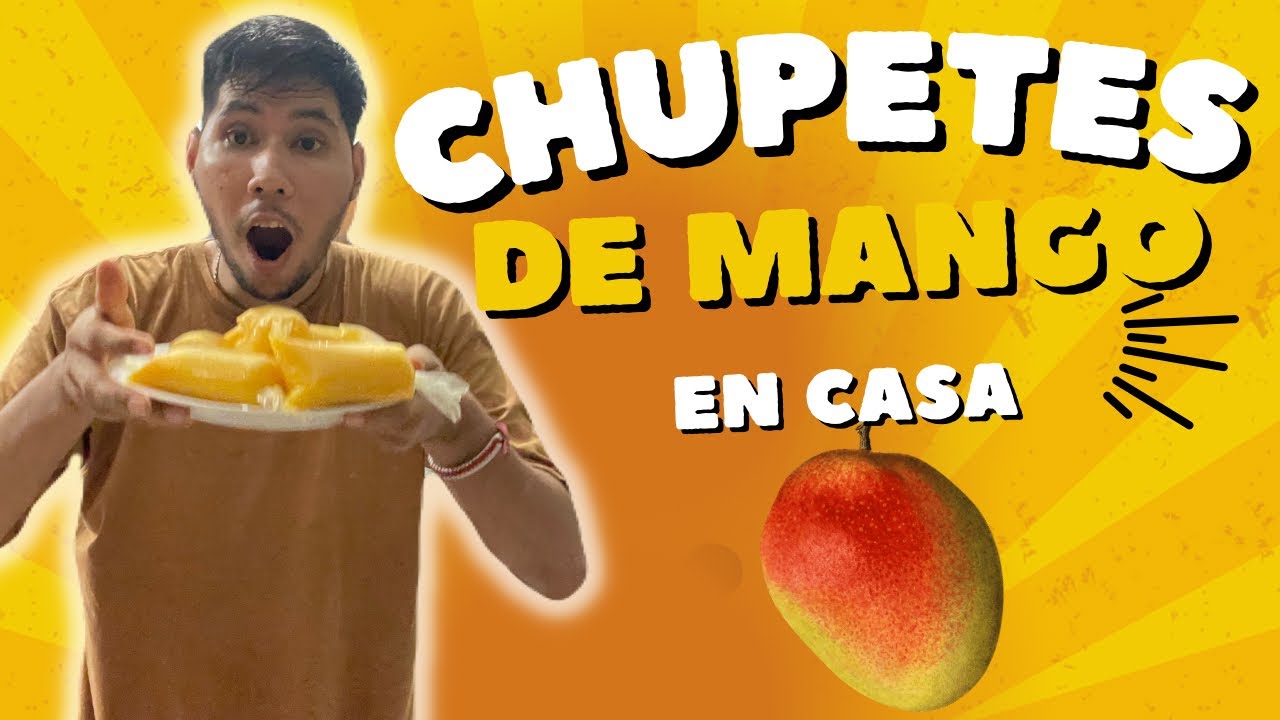 Como hacer Chupetes de Mango 🥭 super deliciosos y con pocos ingredientes en Casa !!