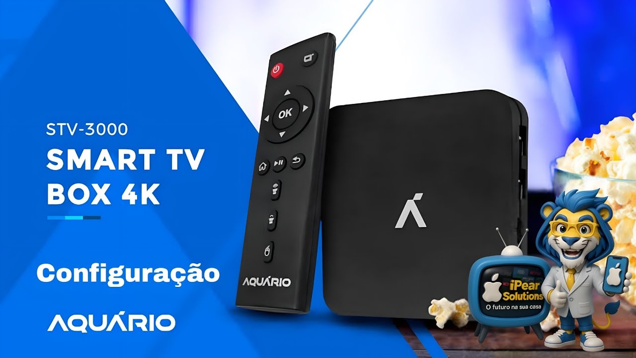 Unbox, configuração  e dica de instalação do aparelho Aquário STV 3000.