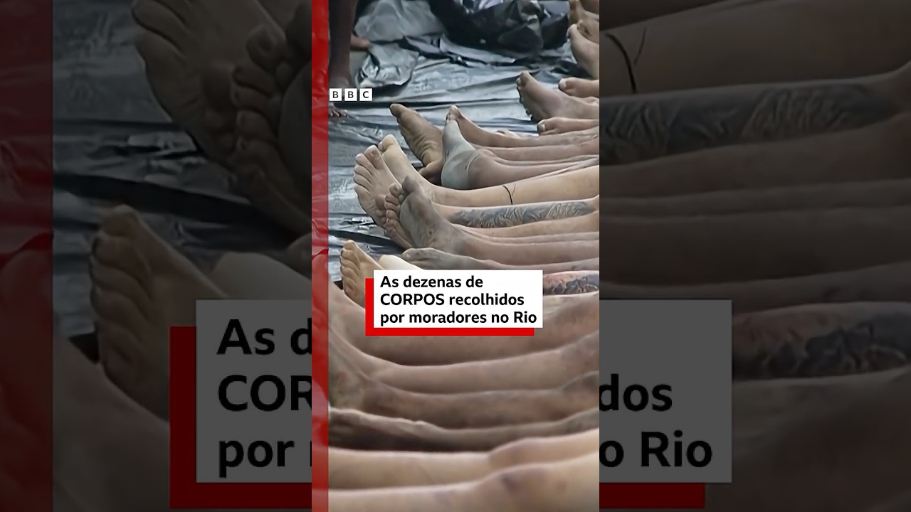 🚨 As dezenas de corpos que moradores do RJ resgataram