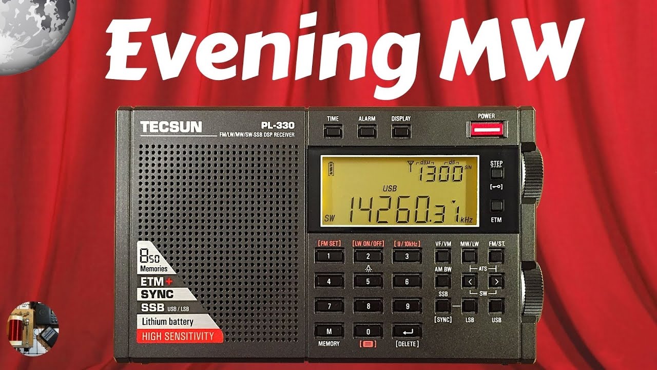 Tecsun PL-330 Shortwave SSB Radio Evening MW