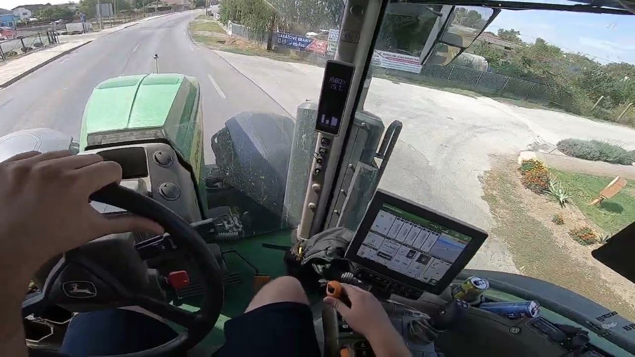 [GoPro] Cabview | John Deere 8R370  | Prejazd na pole