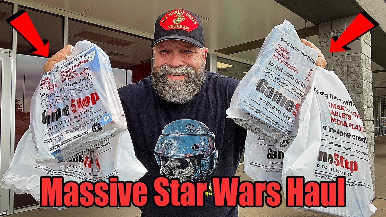Massive Star Wars Haul | 4 GameStops Toy Hunt