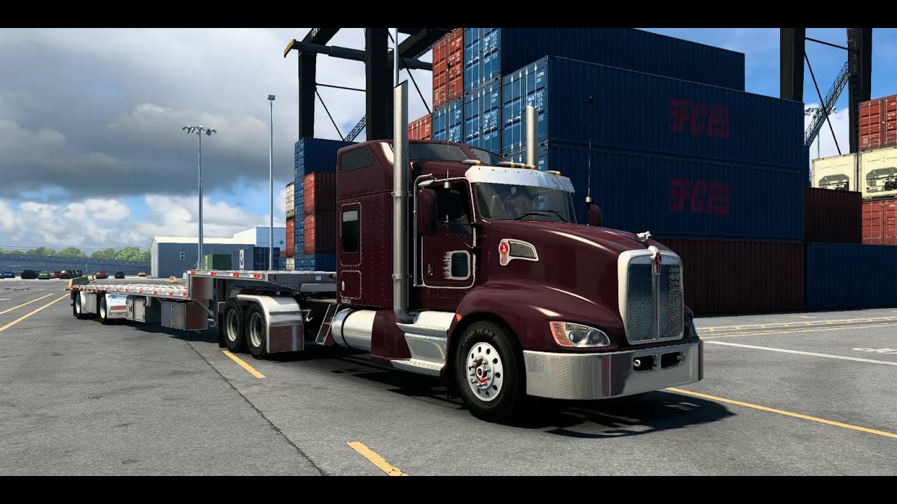 EP. 01 *NEW* B4RT Step-deck Trailer Mod Review - American Truck Simulator 2K HD Gameplay