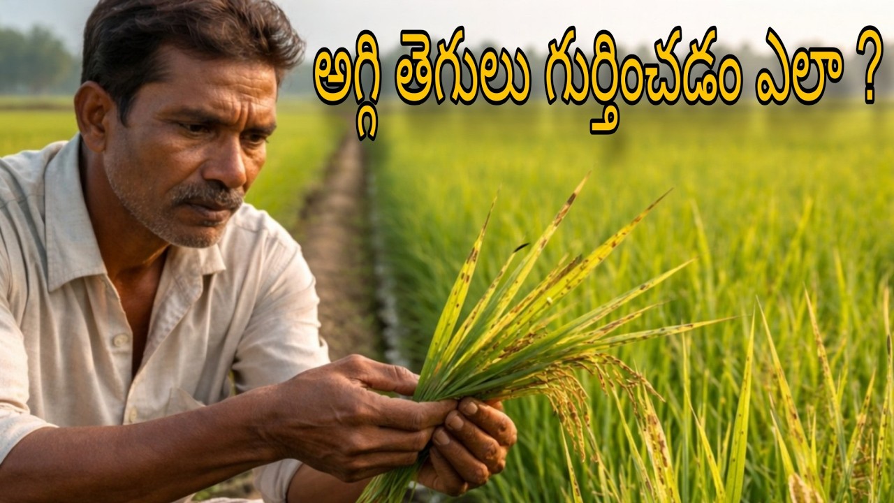 వరిలో అగ్గి తెగులు అంటే ఏమిటి? రైతులు తప్పక తెలుసుకోవాల్సిన లక్షణాలు ఇవే! ⚠️🌾
