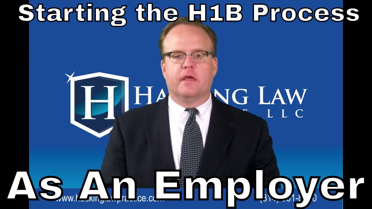 How does an employer get the H1b process started?