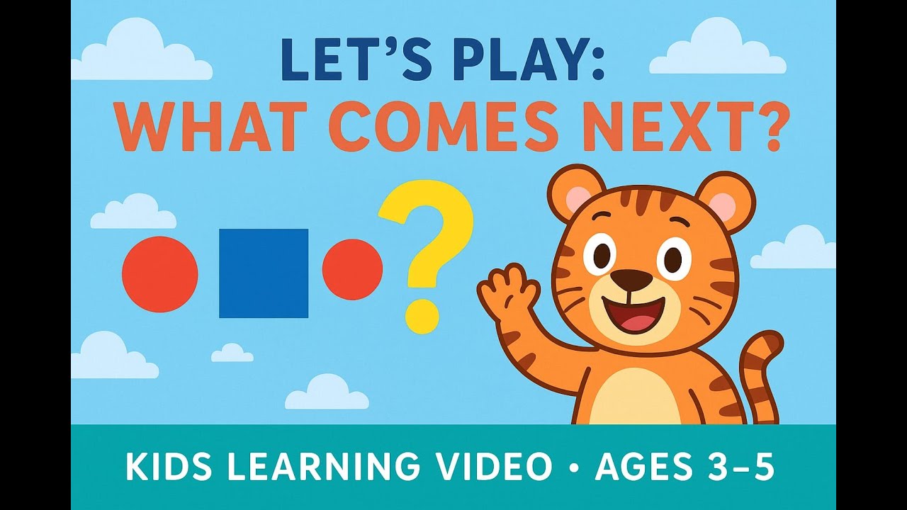 What Comes Next? | Fun Pattern Game for Kids | Learn Numbers, Colors & Shapes | kidTory I
