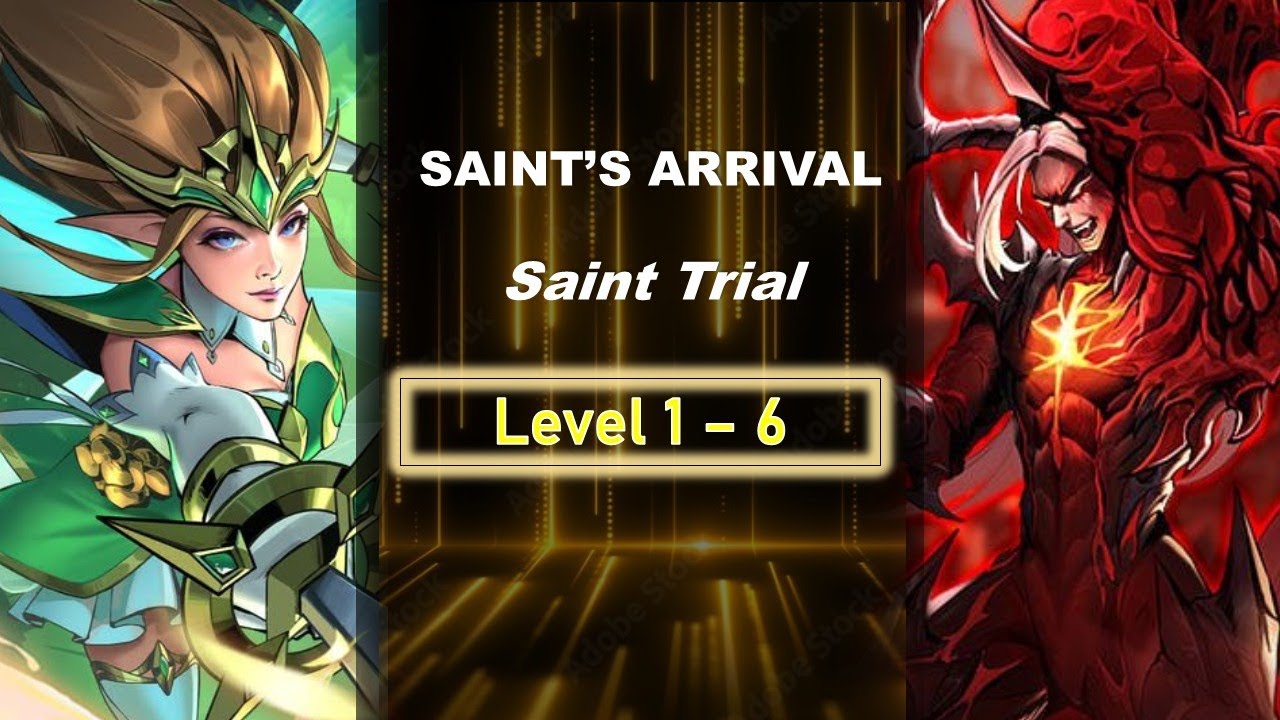 X Hero Epic Heroes Saint's Arrival Saint's Trial Lvl 1-6 Line Up Saint of the Underworld Marduk