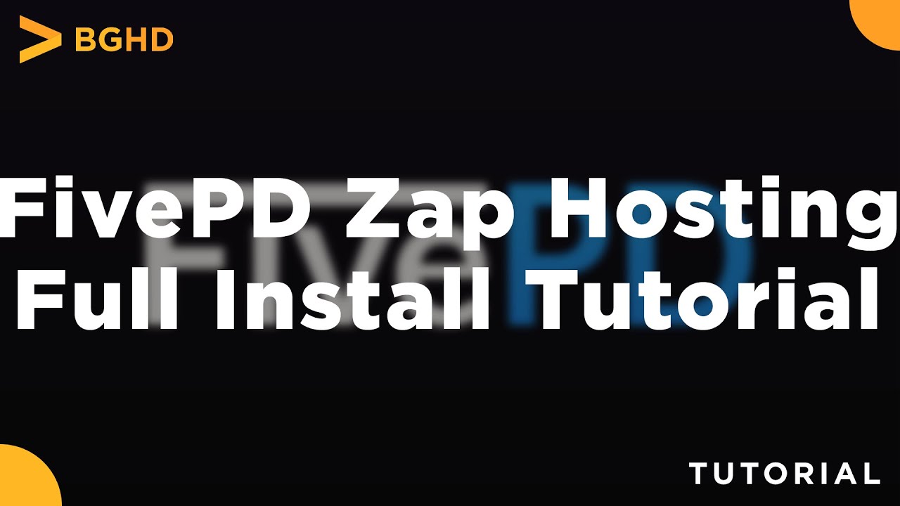 Полное руководство по настройке/установке FivePD Zap Hosting (2021)