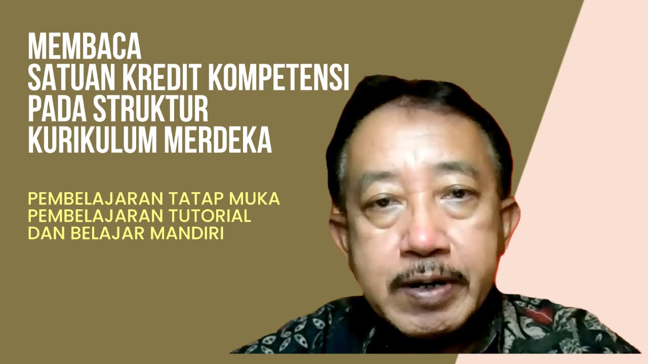 Membaca Satuan Kredit Kompetensi pada Struktur Kurikulum Merdeka