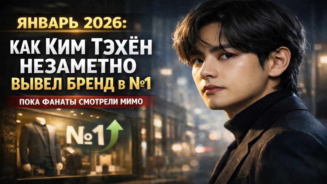 Январь 2026: Как Ким Тэхён Незаметно Вывел Бренд в №1, Пока Фанаты Смотрели Мимо