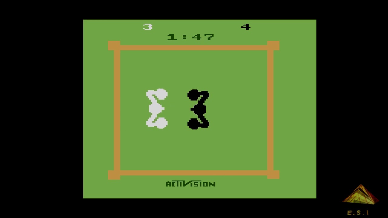 Jogo Boxing para Atari 2600 1980 Documentário Gameplay Download