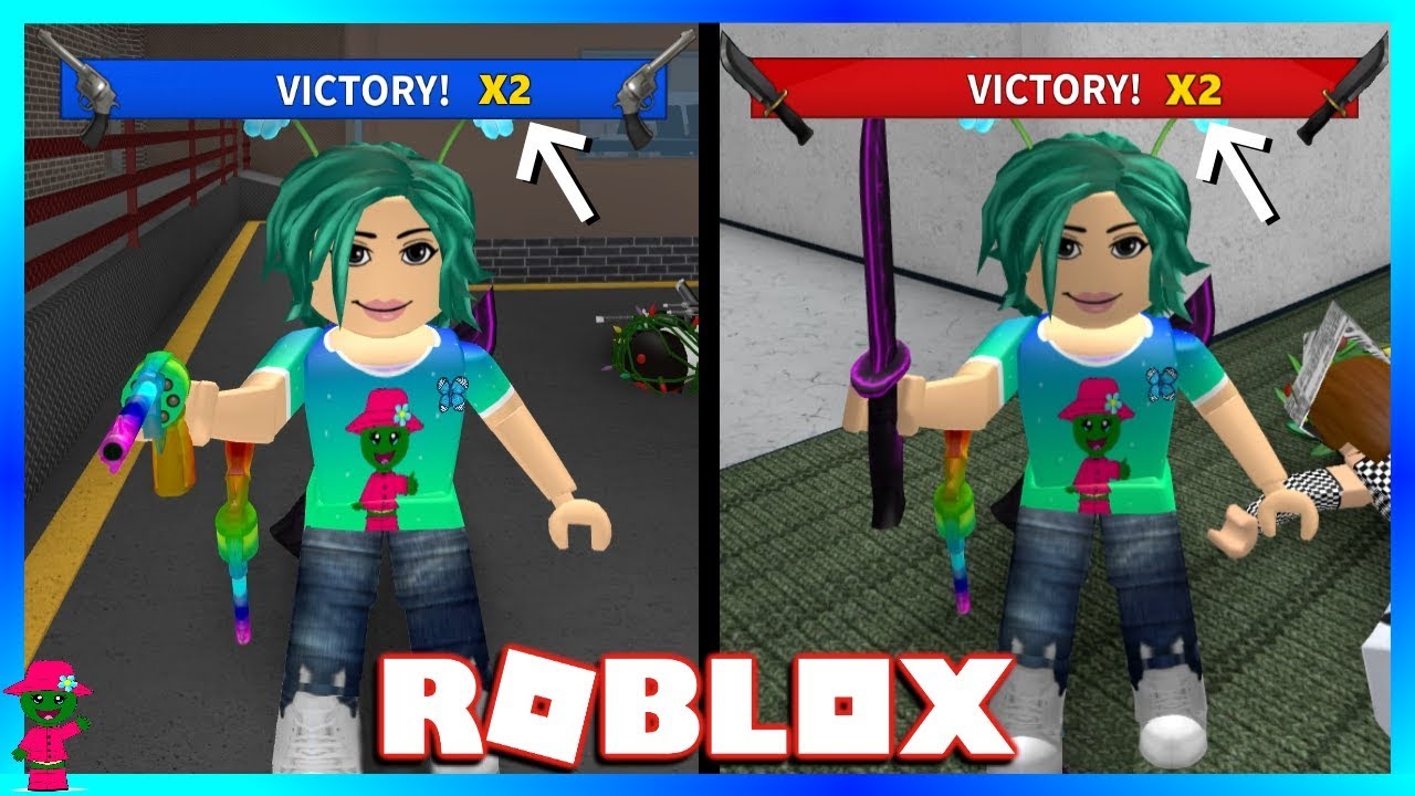 MY LUCKIEST GAME EVER!!! (Roblox Murder Mystery 2)