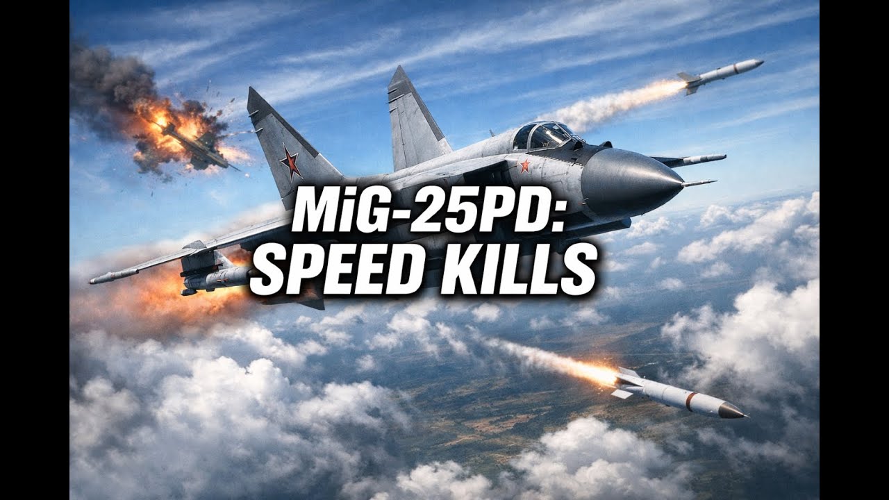 MiG-25PD: Speed Kills | Mastering the Fastest Interceptor #warthunderjets #gaming
