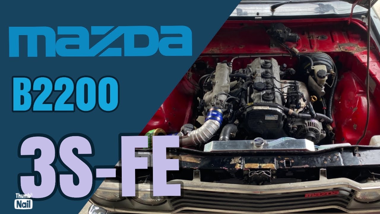 ส่งงาน Mazda B2200 วางเครื่อง 3S-FE A/T