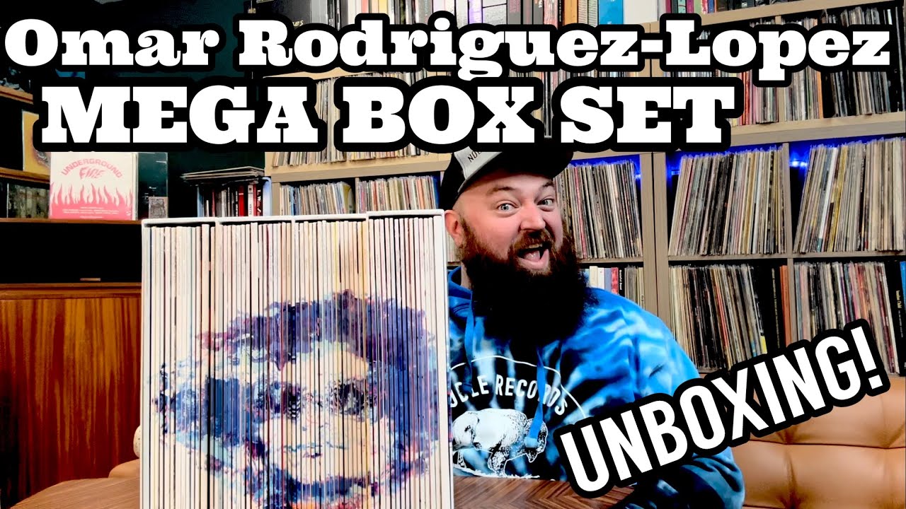 Omar Rodriguez-Lopez MEGA 57 LP BOX SET! Amor de Frances Unboxing!
