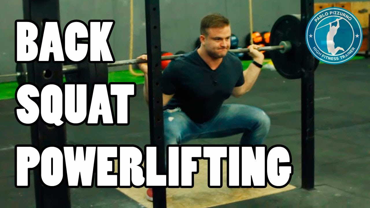 BACK SQUAT EN POWERLIFTING