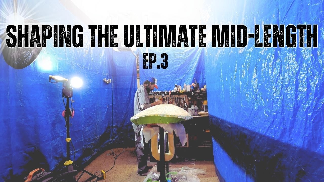 Making a CUSTOM & ONE OF A KIND surfboard at Home | Ep.3 of the Ultimate Midlength