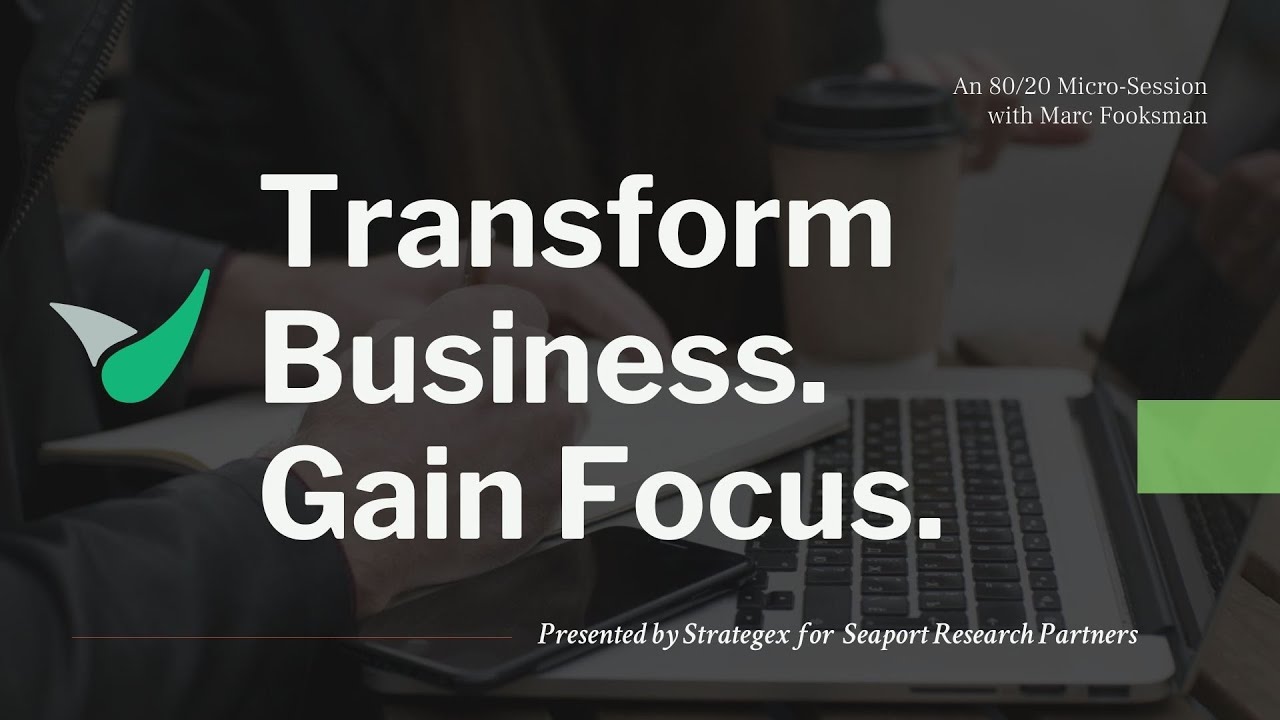 An Intro to 80/20 Profit & Growth - Presented by Top Management Consultancy Strategex
