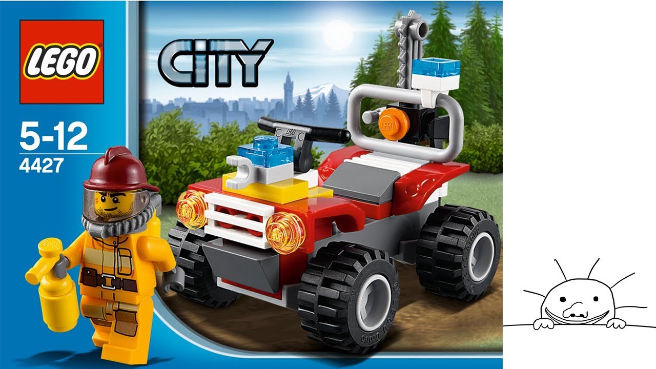 Lego City Fire ATV 4427 Animated Building Review