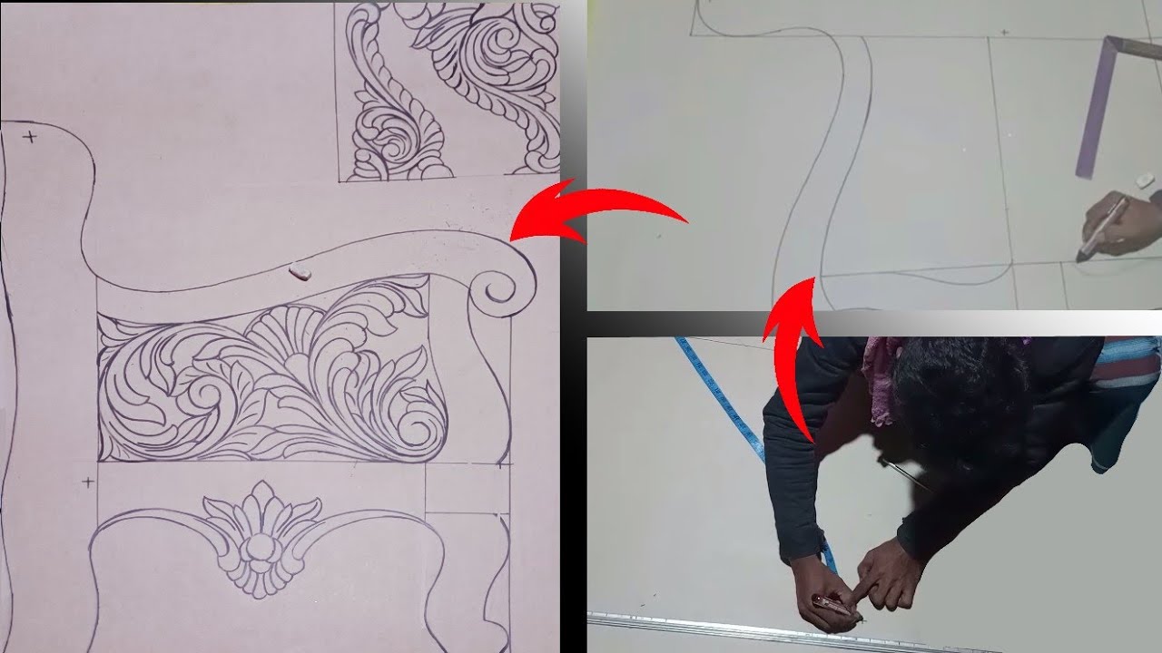 How the sofa set design is drawn | কিভাবে সোফার সেট এর ফর্মা আঁকানো হয়