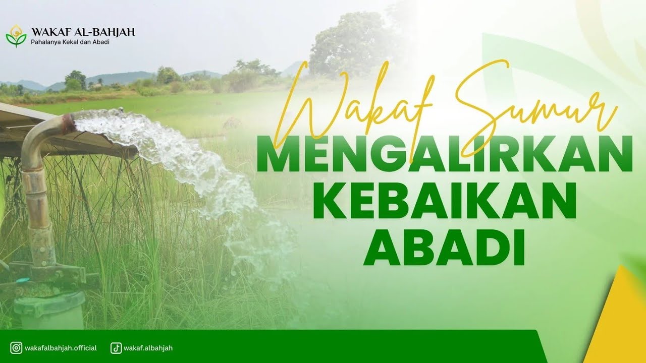 Alirkan Pahala Wakaf Sumur Air Bersih hingga ke Pelosok Negeri