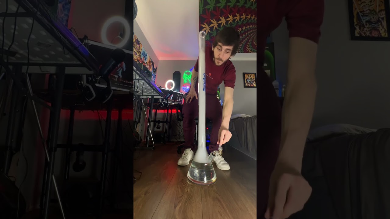 I HIT MY 4.5 FOOT BONG WITH ROSIN DABS