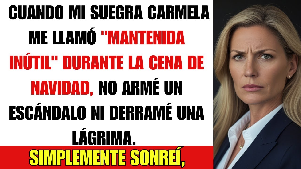Mi suegra me llamó 'mantenida inútil' en Navidad… sin saber que financio su casa