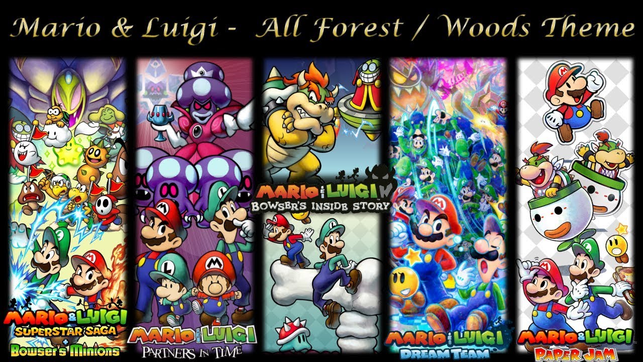 Mario & Luigi OST - All Forest / Woods Theme DX