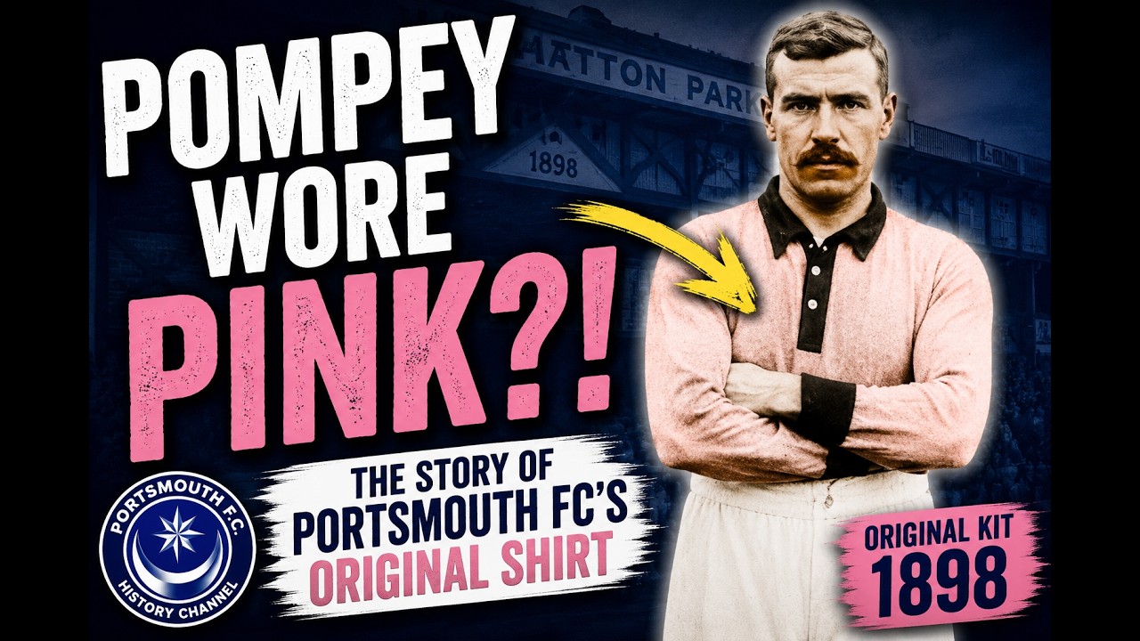 #pompey - The History of Portsmouth FC Original Pink Shirts - Fratton Park - Pompey