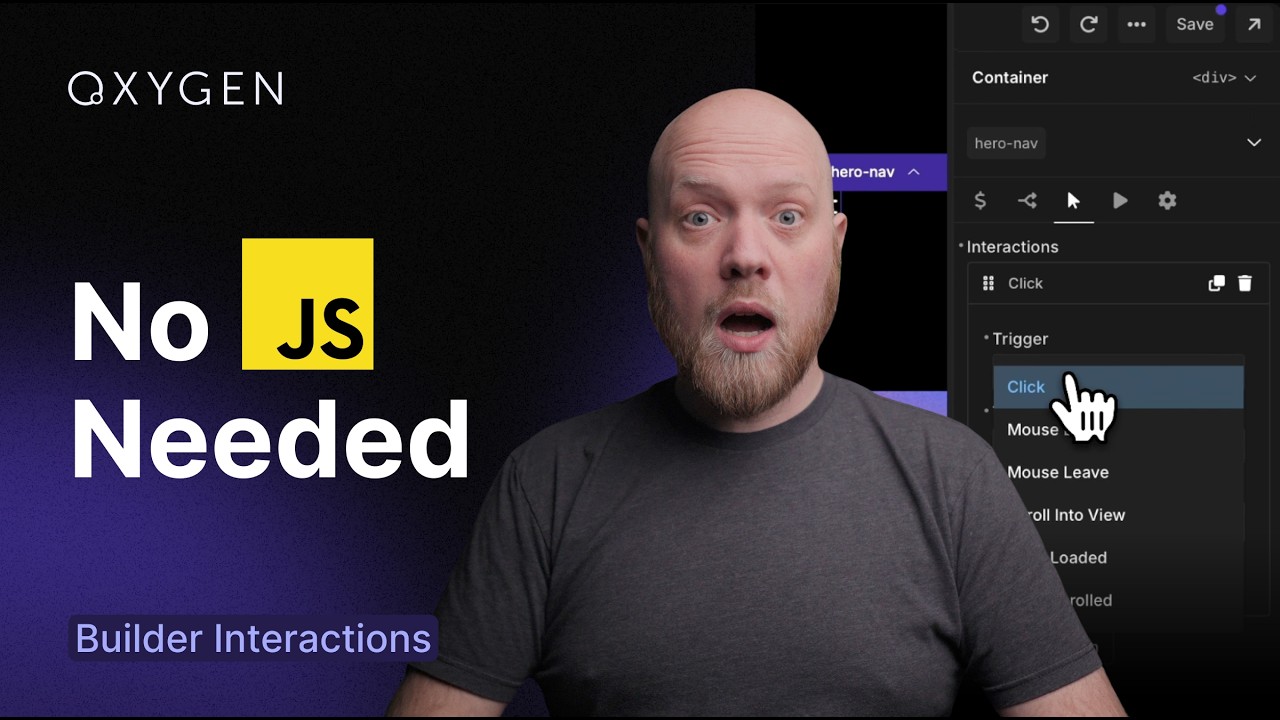 Oxygen Builder Interactions: Add Interactivity Without Writing JavaScript