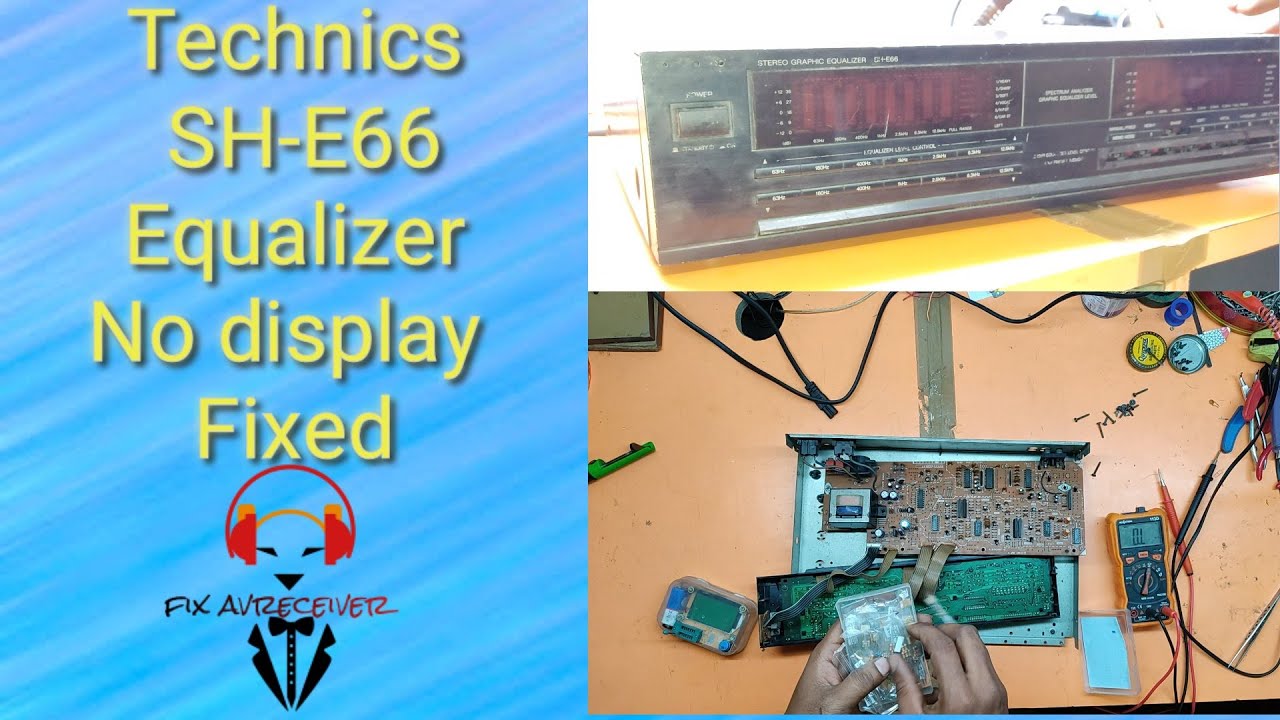 Technics  SH-E66 Equalizer No Spectrum Display Fixed in Tamil