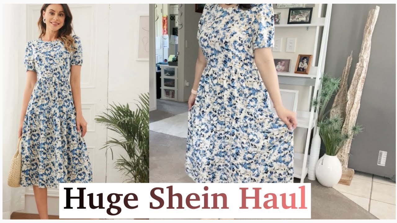 Shein Try On Haul Dresses with Mezzi #shein #fashion