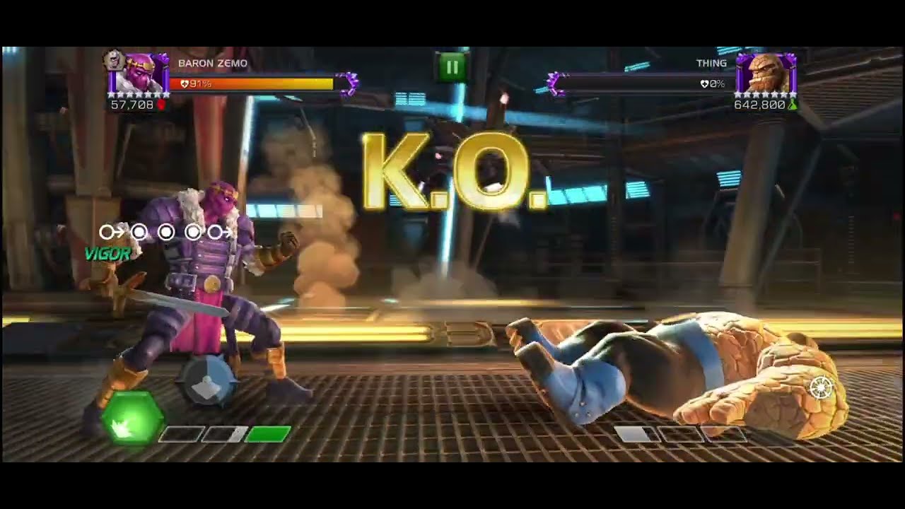 Zemo vs thing