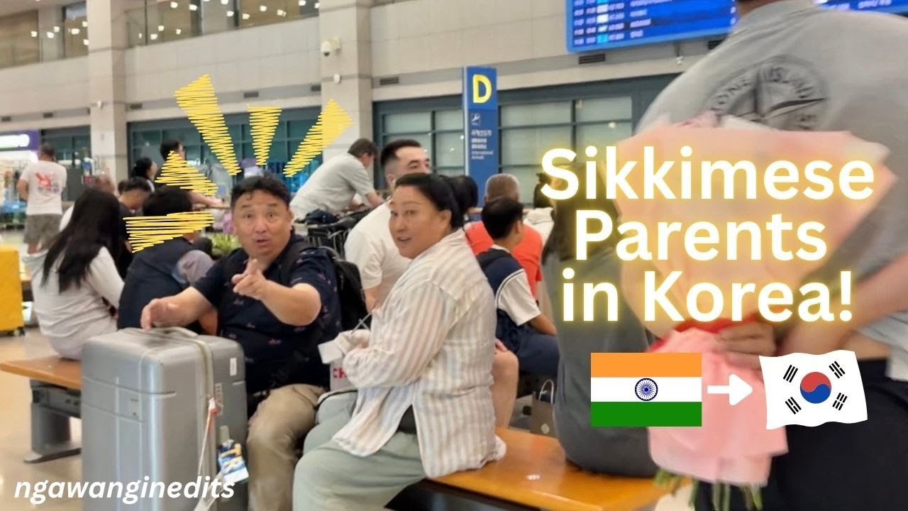 (vlog) my SIKKIMESE parents come to KOREA