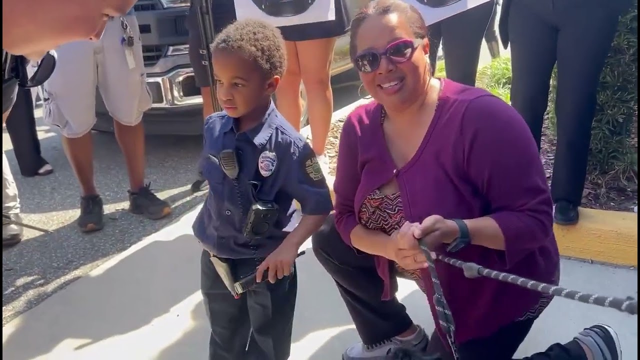 Make-a-Wish Kid's Dream of Being a Cop Comes True