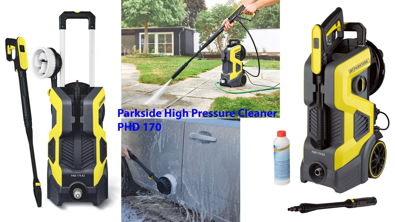 Parkside High Pressure Cleaner PHD 170 B2 TESTING