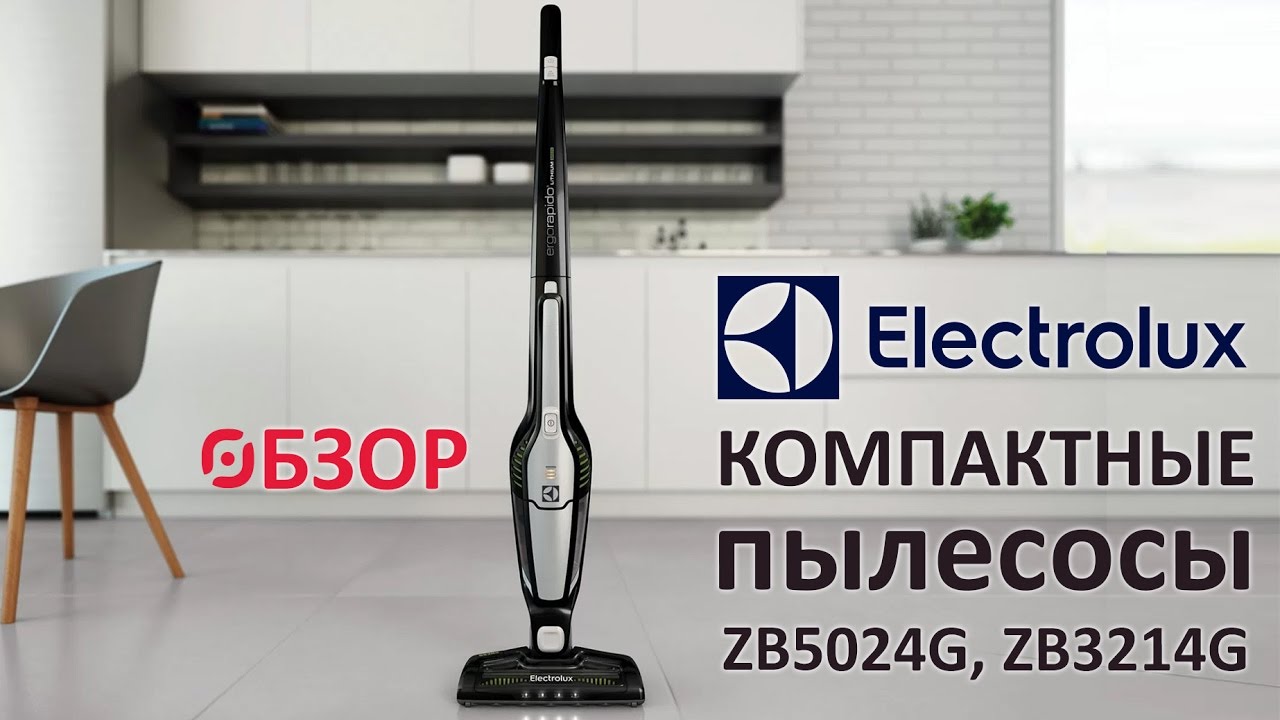 Обзор стиковых пылесосов Electrolux ZB5024G и ZB3214G
