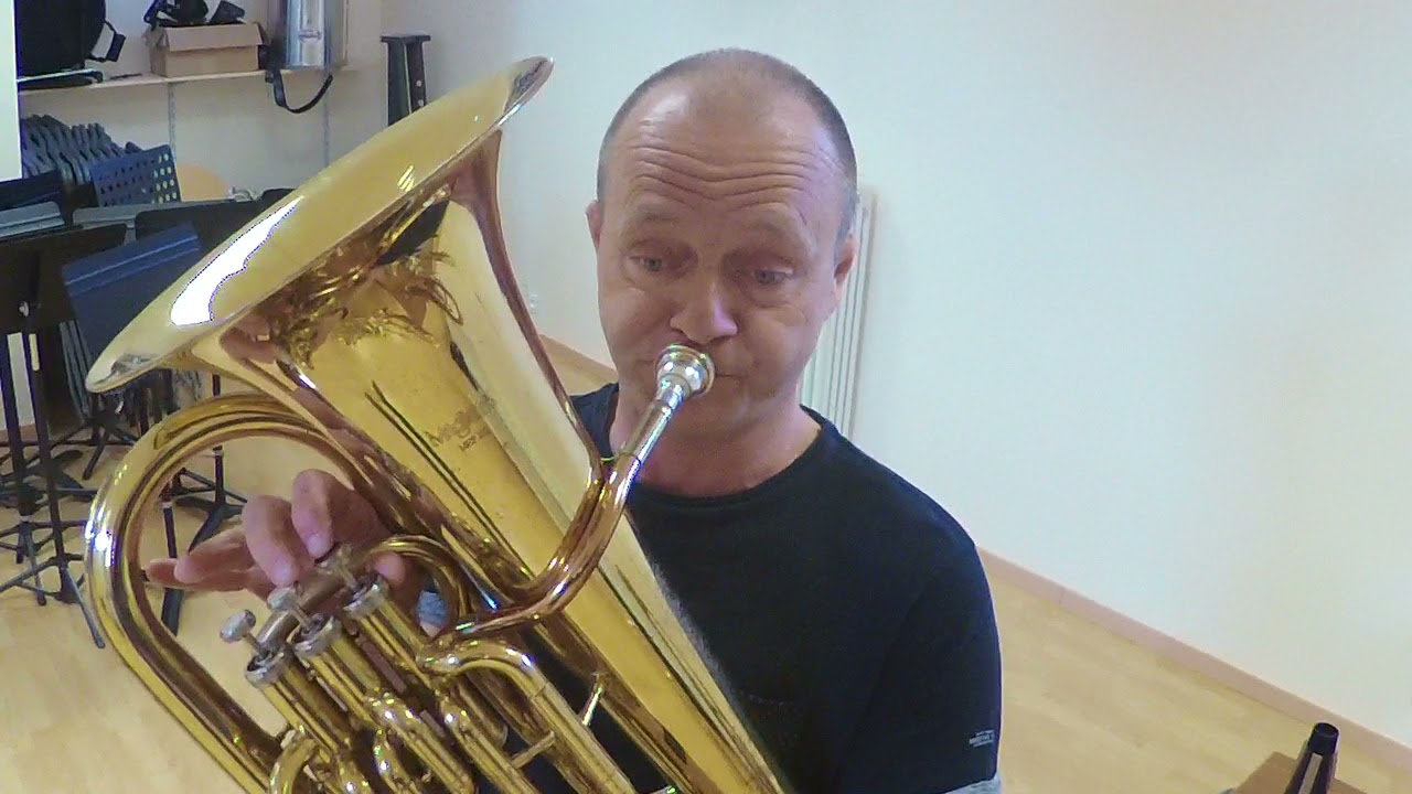 Laurent Galfione, professeur de trompette
