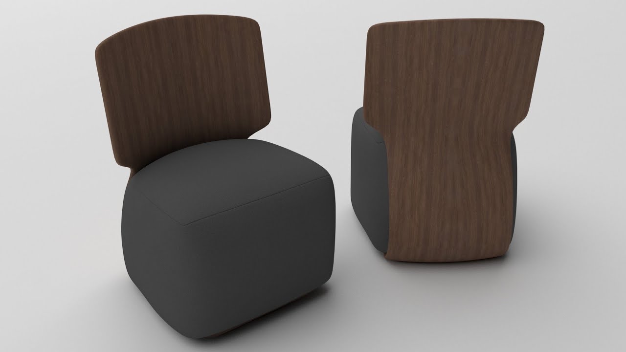 Autodesk 3ds max easy modern chair modeling for beginners